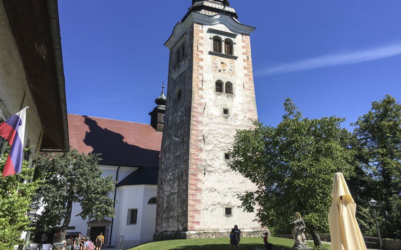Isola-di-Bled---Il-Campanile-della-Chiesa